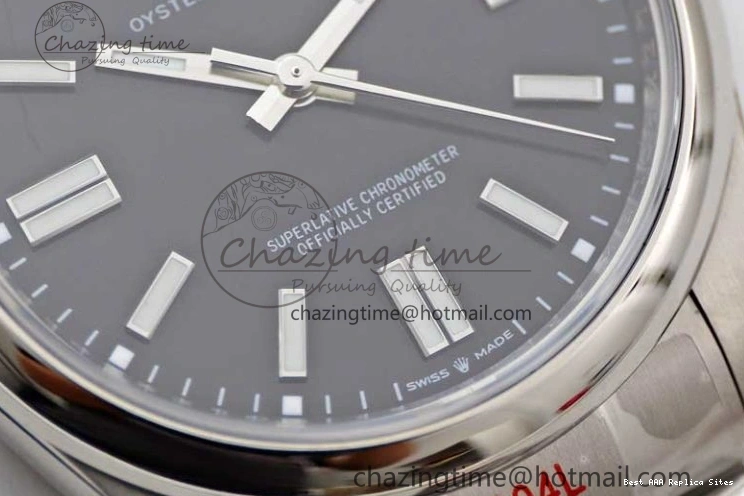 Best AAA Replica Sites 1:1 Edition on Dial Timeless SS A Bracelet Perpetual 904L 124300 2192 Best EWF Black Oyster Steel 41mm 0105